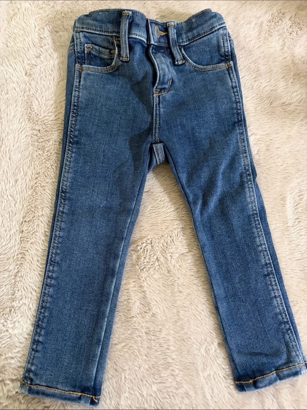 Girls Blue Denim Jeans - Casual Everyday Wear
